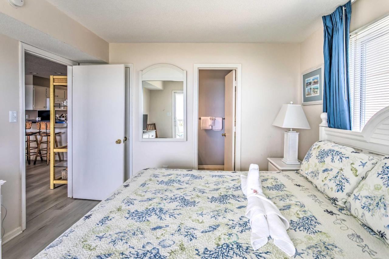 Sunny Windy Hill Beachfront Condo With Private Patio Myrtle Beach Exterior foto