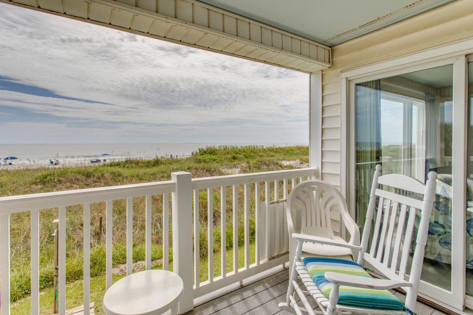 Sunny Windy Hill Beachfront Condo With Private Patio Myrtle Beach Exterior foto