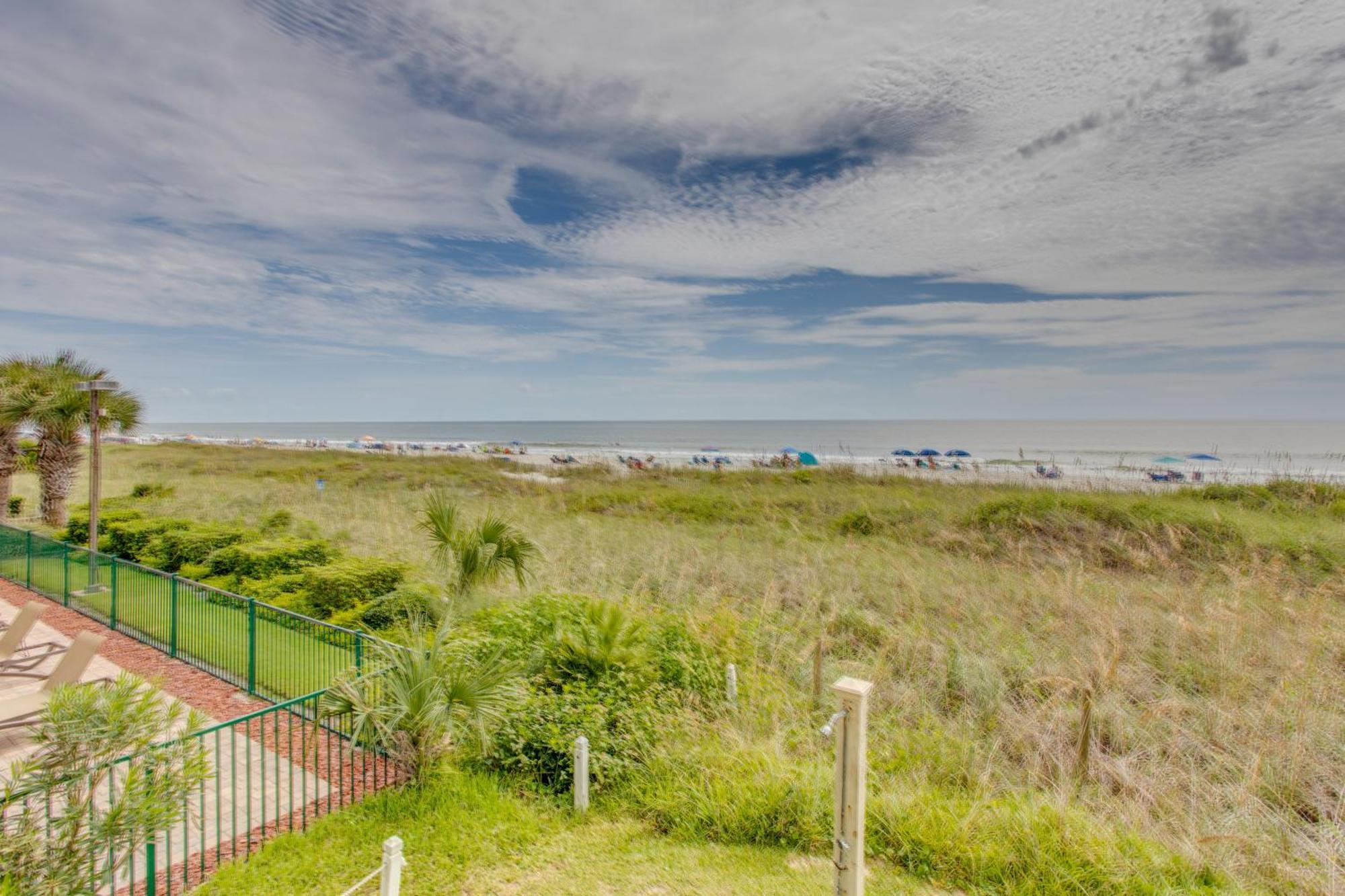 Sunny Windy Hill Beachfront Condo With Private Patio Myrtle Beach Exterior foto